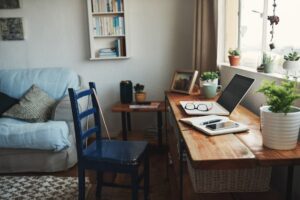 Office in an older home